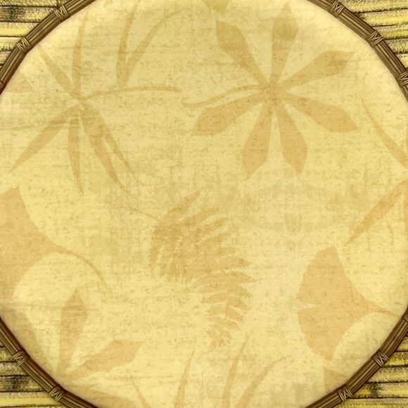 Bamboo & Leaf Melamine Dinner Plates - 4 - Picture 5 of 6